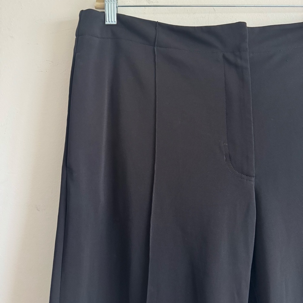 COS Black Wide-Leg Cropped Pants - Picture 3 of 5